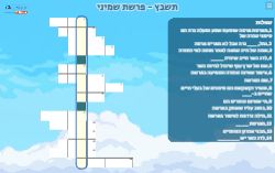 תשבץ לפרשת שמיני